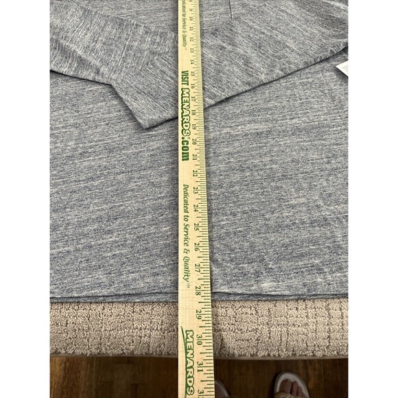 Hawker Rye Mens Long Sleeve T Shirt Size M Crew Neck Light Blue Cotton NWT - Picture 8 of 11